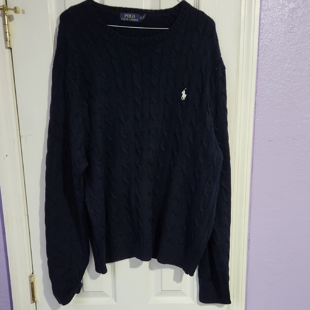 Polo by Ralph Lauren Men's Black Sweater